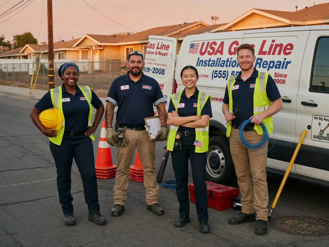 Gas Line Installation company in Bardwell, TX